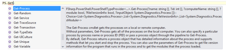 PowerShellIntellisense