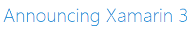 xamarin 3