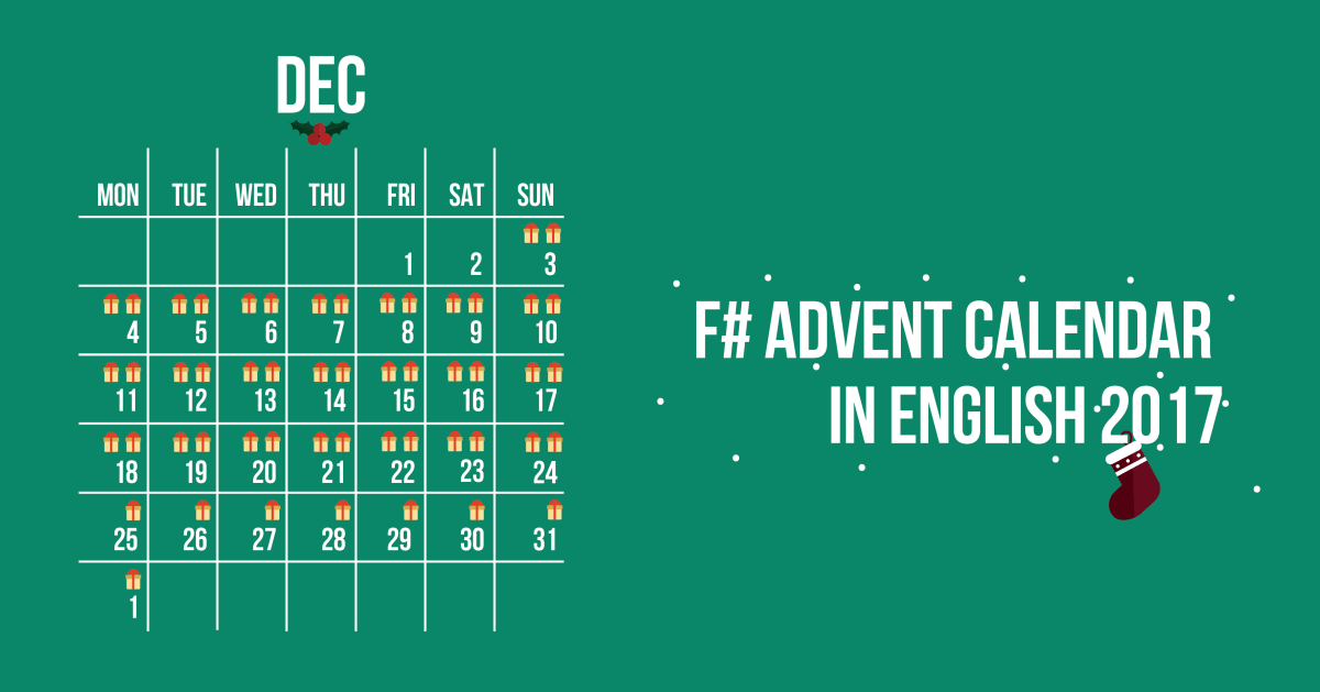 F# Advent Calendar in English&nbsp;2017