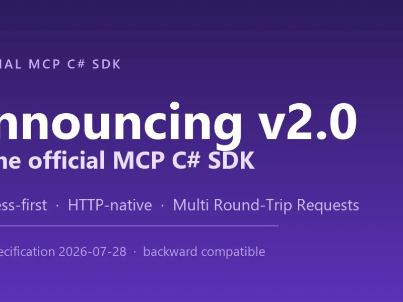 F# Weekly #31, 2026 — MCP C# SDK v2.0, Unit-Test Agent, and MSBuild Binlog in VS&nbsp;Code